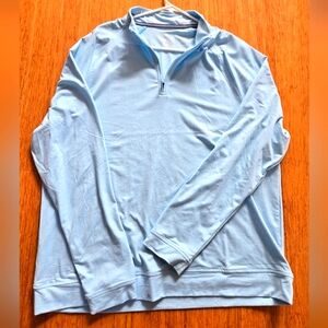Southern Tide Light Blue Quarter-Zip Pullover